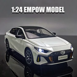 New 1:24 Trumpchi EMPOW Alloy Car Diecasts & Toy Vehicles Metal Toy Car Model Sound and light Collection Kids Toy