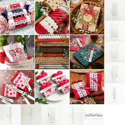 2025 New Arrival Star Heart Lace Border Metal Cutting Die Decorative Scrapbooking Album Knife Diy Handmade Card Punch Embossing