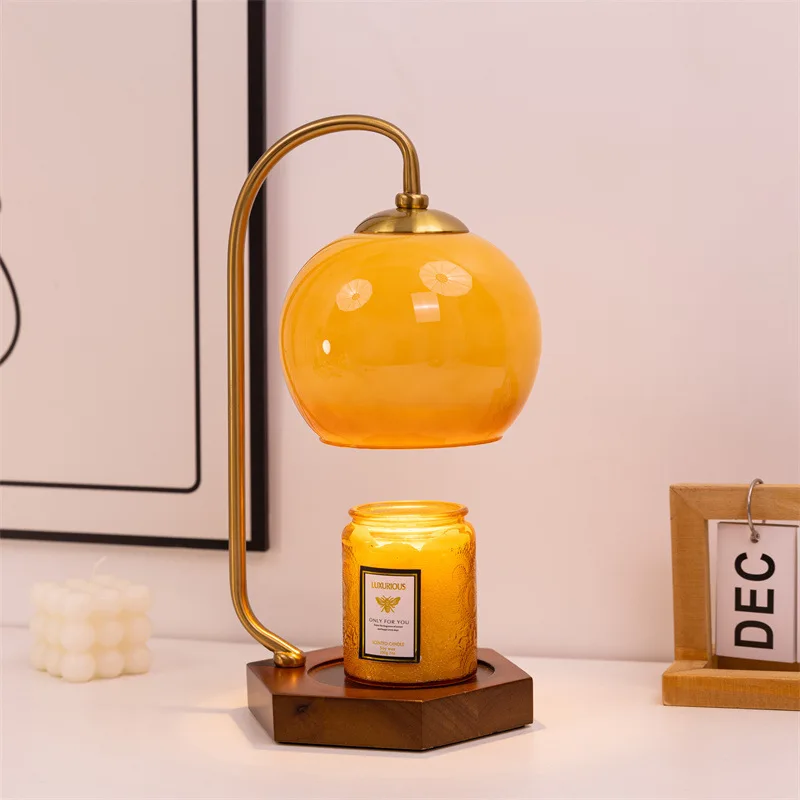 

Vintage Moroccan Wax Melting Lamp Flameless Scented Light Birthday Gift Home Decor