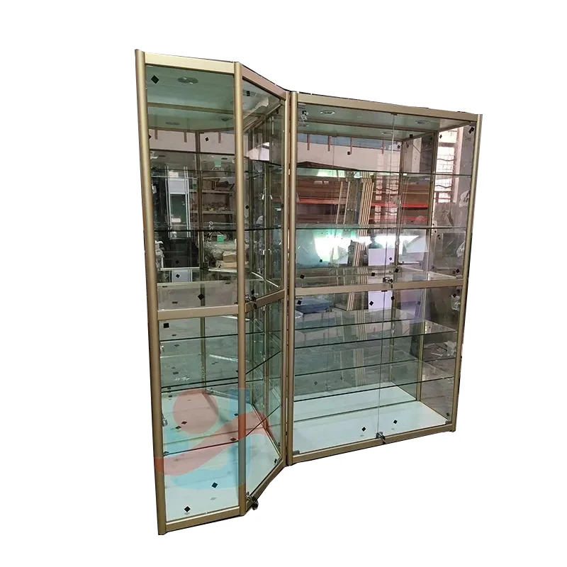 

custom.Mirror Backing Glass Jewelry Display Showcases Cabinet for Shopping Mall with factory price