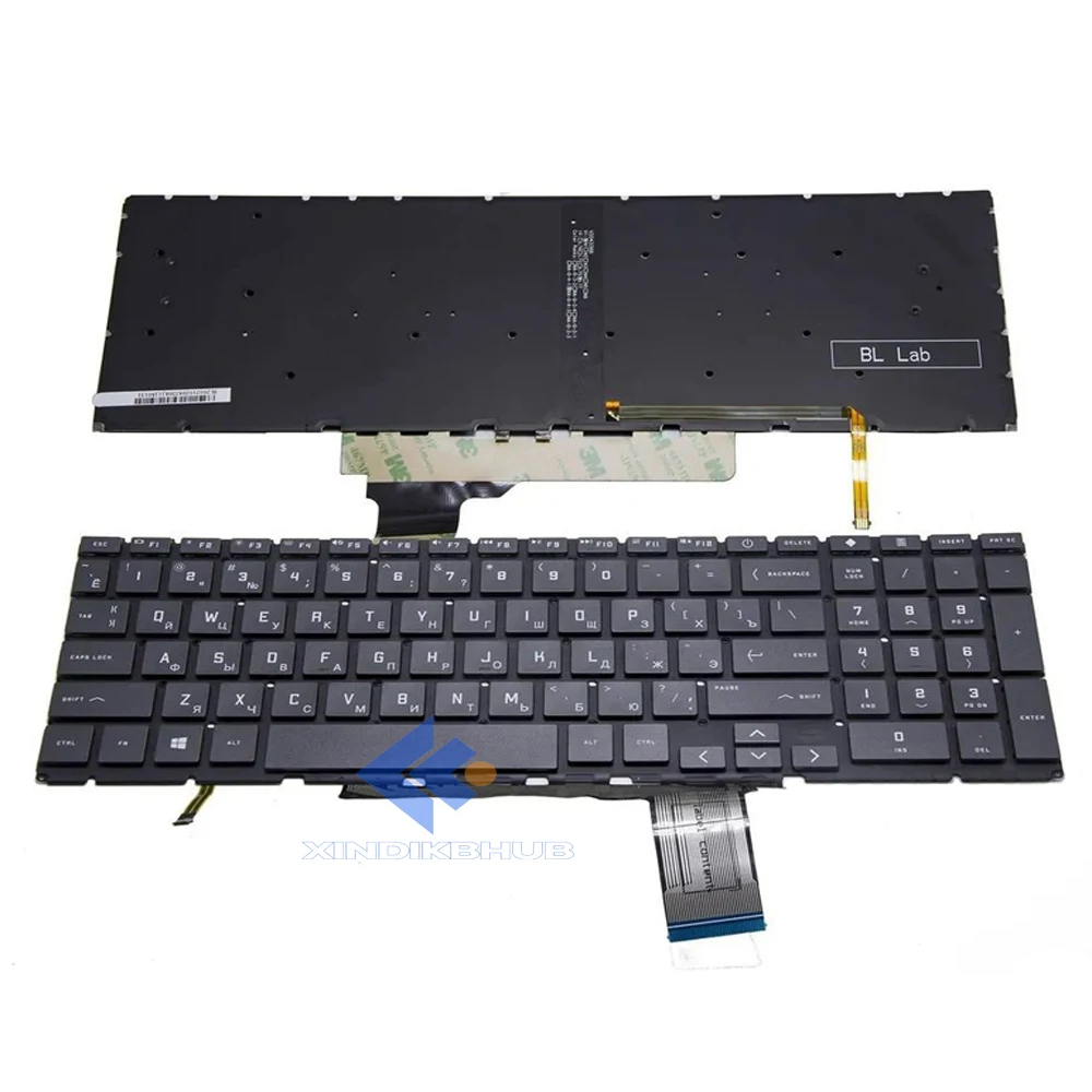 US/RU Backlit Keyboard for HP Victus 16-D 16T-D 16-D0010CA 16-D0013DX 16-D0515LA 16-E 16-e0504nw 16-e0097nr 16z-e000 15-FA 15-FB