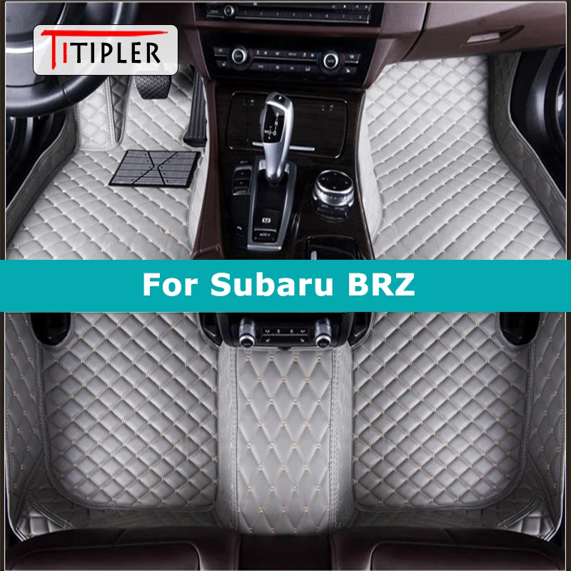 

TITIPLER Custom Car Floor Mats For Subaru BRZ 2011-2023 Auto Carpets Foot Coche Accessorie