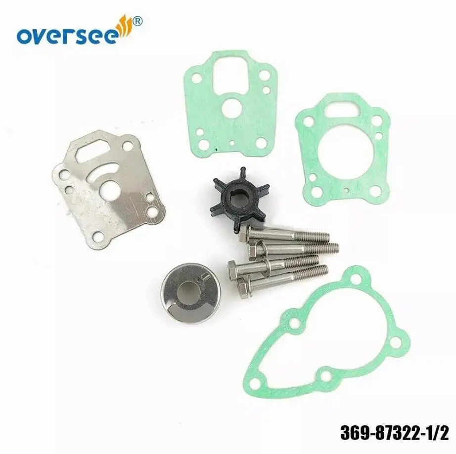 369-87322 Water Pump Repair Kit For Tohatsu Nissan 4HP 5HP Outboard Engine M5BS 369-65021