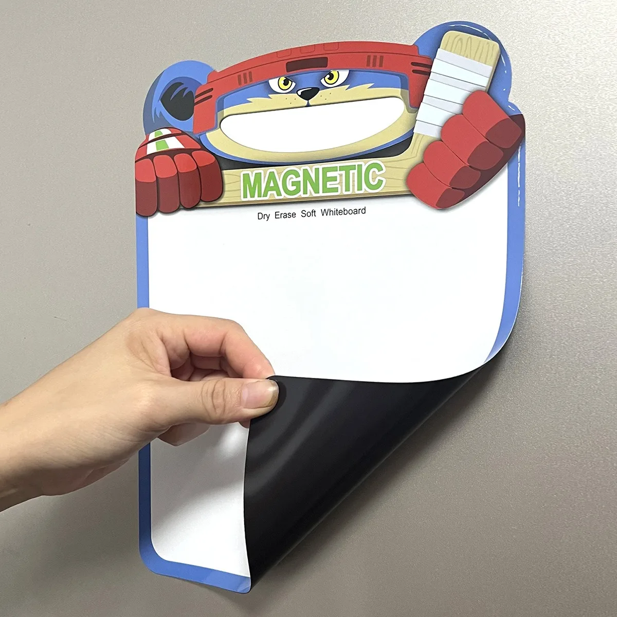 Calendario y Planificador Borrable para Refrigerador - Pizarra Magnética para Cocina para Programación Mensual, Lista de Compras y Recetas