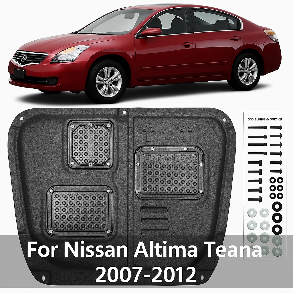 

For Nissan Altima Teana 2007-2012 Under Engine Guard Board Splash Shield Mud Fender Plate Cover Black Car Mudflap Mudapron Mudgu