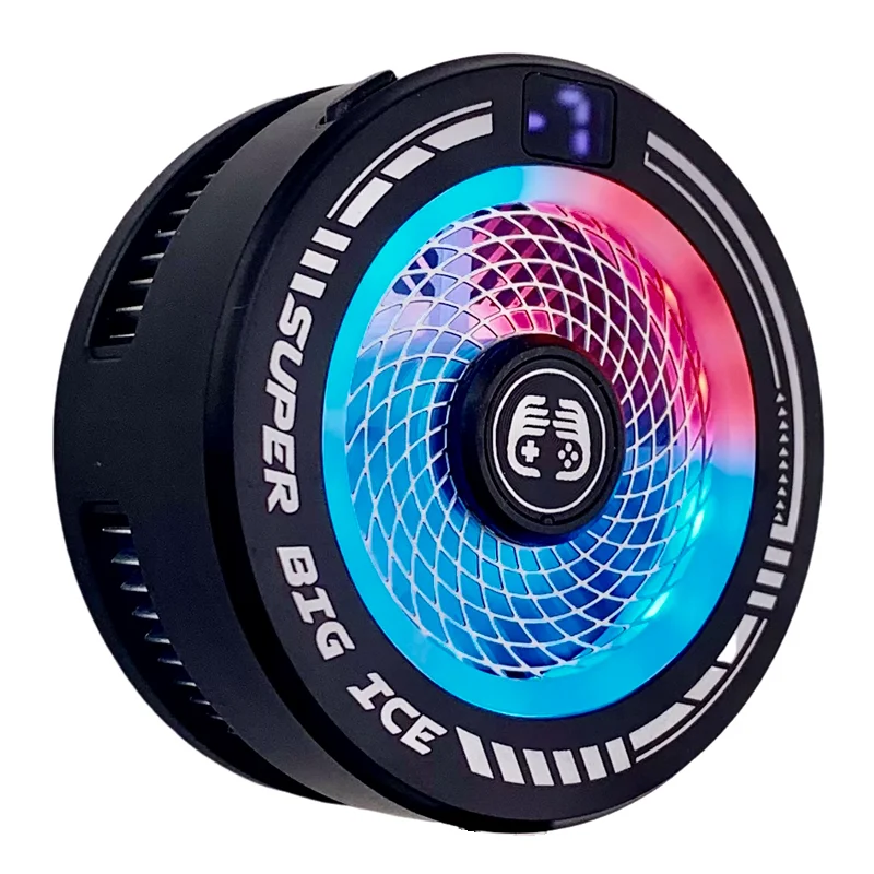 FS22 مبرد الهاتف أشباه الموصلات مشبك مغناطيسي 2 في 1 تبريد قوي AI التحكم الذكي في درجة الحرارة أضواء RGB لألعاب الهاتف