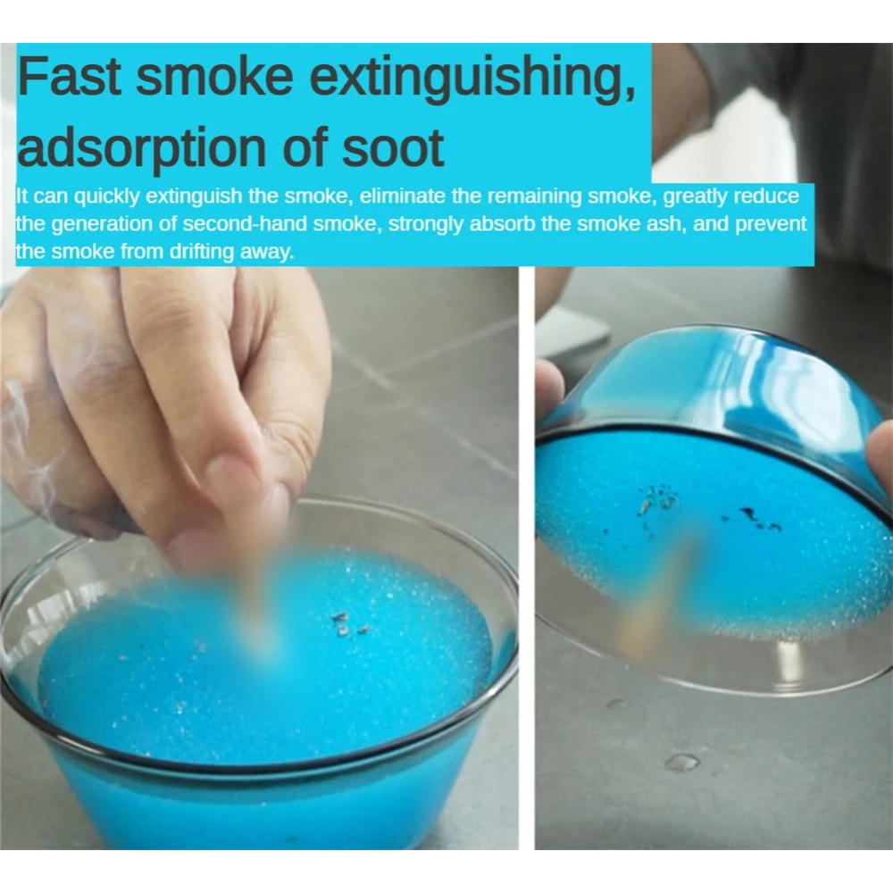 30Bag/Box Smoke Removal Sand Ashtray Cleaner Soot Cleaner Remove Smoke Smell Control Sand Indoor Smoke Easy To Clean