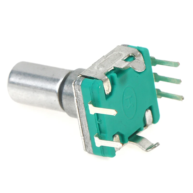 EC11 Rotary Encoder 20/30 Positioning Number Pulse Number Sawtooth Shaft 25/15MM Digital Rotary Potentiometer 5 Feet