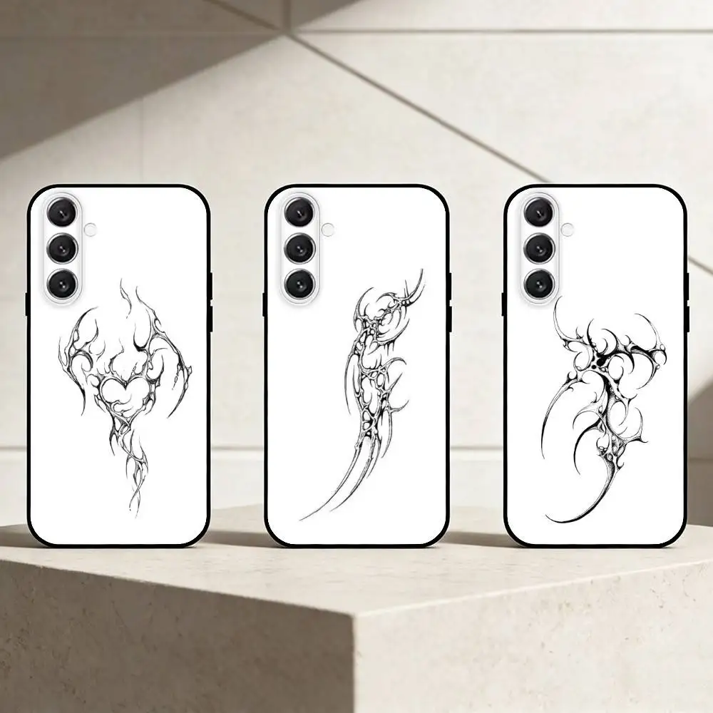 G-Gothic guardian totem Phone Case For Samsung Galaxy A91,80,73,72 ,71,53,52,32 ,31,22,21s,20,Soft Black Case