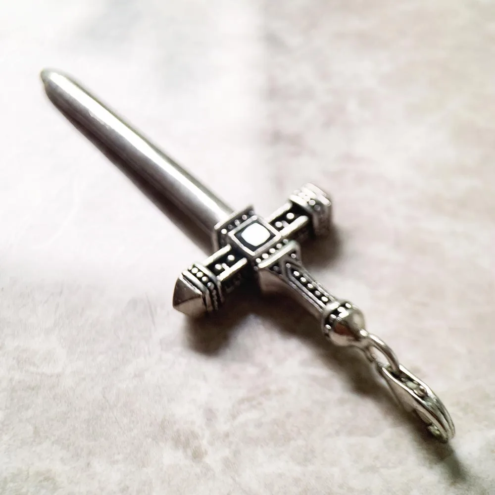 Pendant Sword Brand New Fashion Jewelry Europe Style 925 Sterling Silver Vintage Rebel Gift For Woman & Men