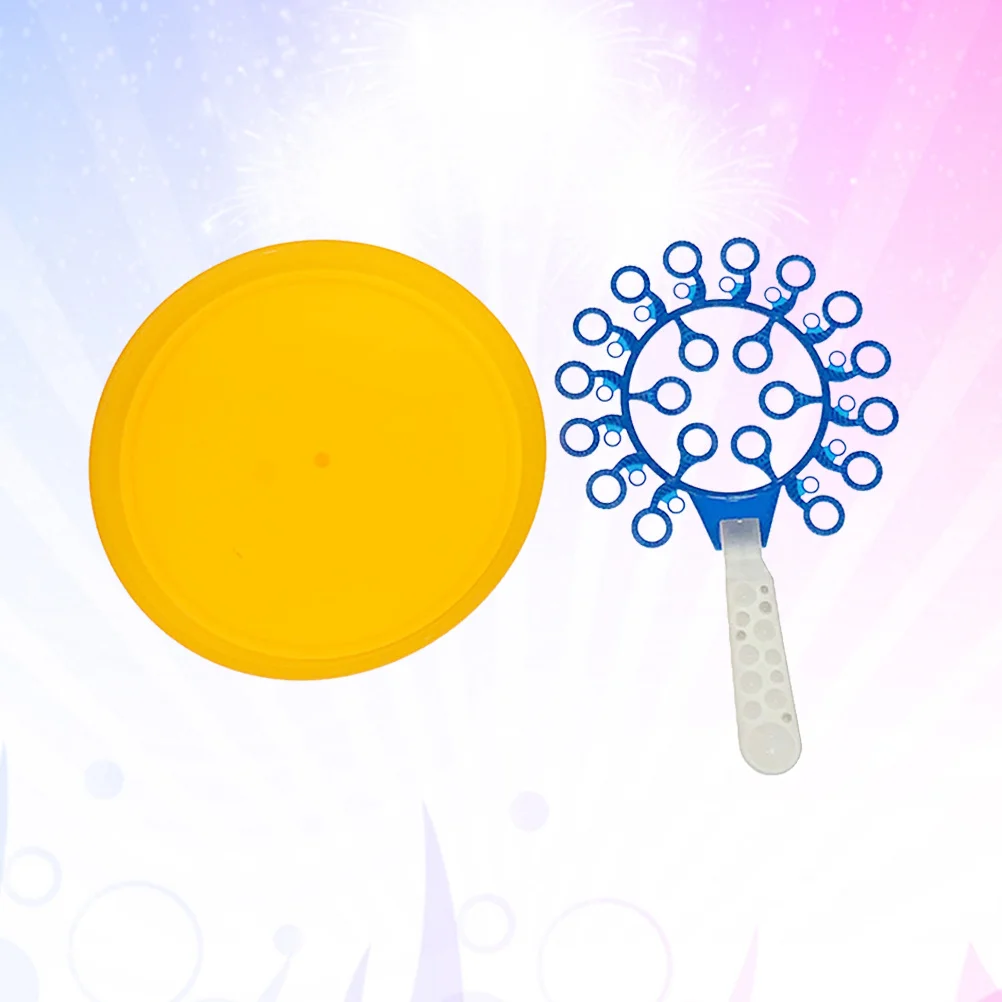 Ferramenta de soprador para crianças ao ar livre jogar grande jumbo bolha varinha anel conjunto crianças sopro bubber cor aleatória plástico seguro