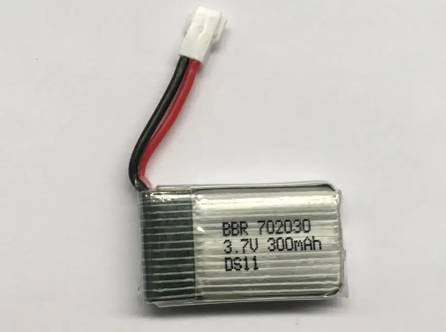 3PCS 3.7V 300mAh Lipo Battery Spare Part fit for Wltoys V911S V966 XK K100 RC Helicopter Battery Replacement Accessory