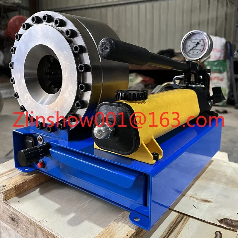 Hot Sale  Portable Small Most Popular Hydraulic Press Machine Mobile Van Potable Original Manual Hydraulic Hose Crimping Machine