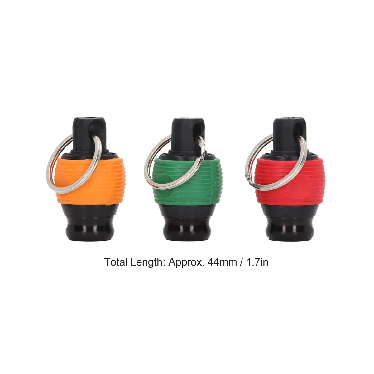 アルミニウム合金ドライバーホルダー、六角ハンドル、延長バー、ドリルねじアダプター、キーチェーン、1 "、4" 、3個