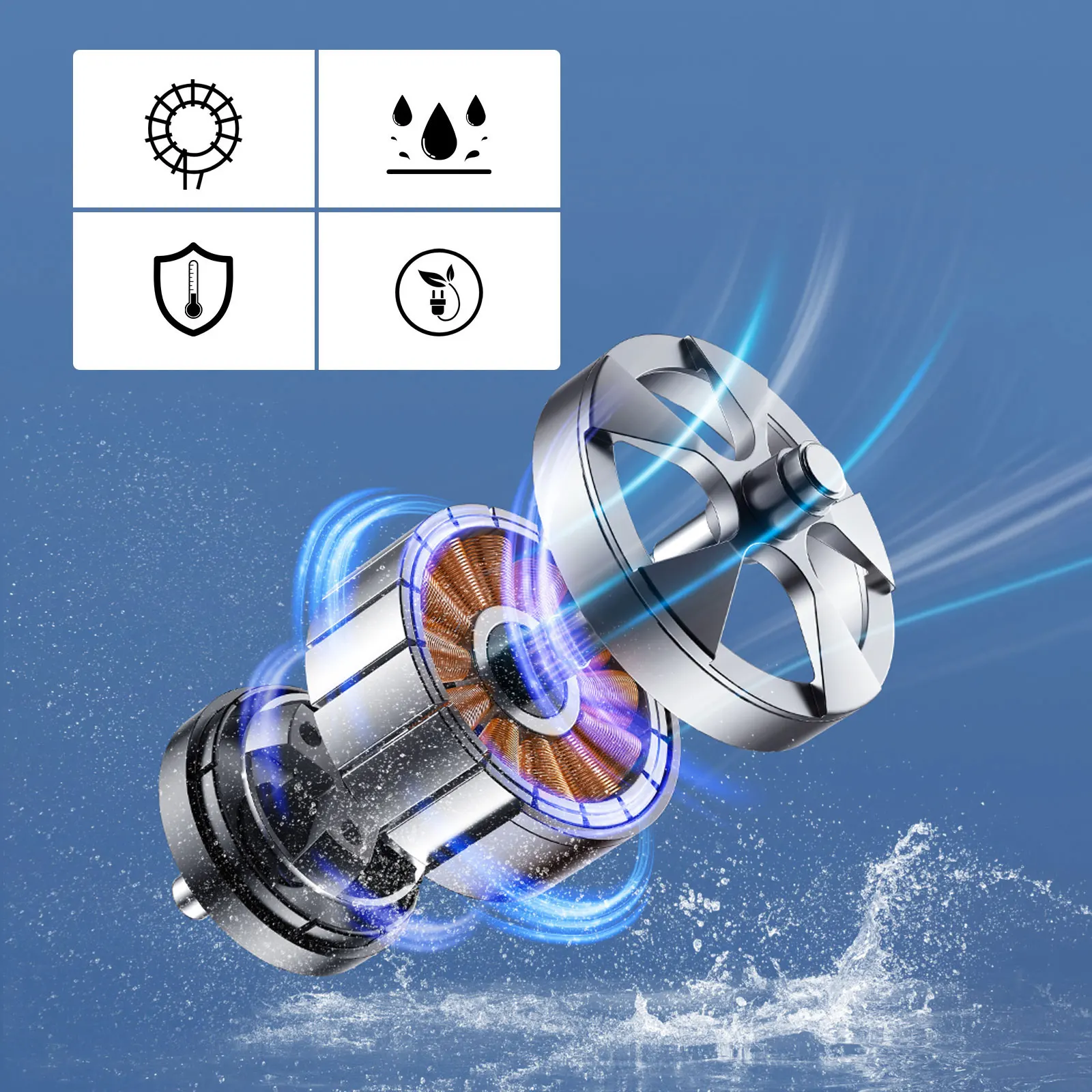 Sump Pump Submersible Water Pump 1.2HP 5000GPH Portable Water Transfer Draining Pump Utility Pumps for Pool Basement Hot Tub