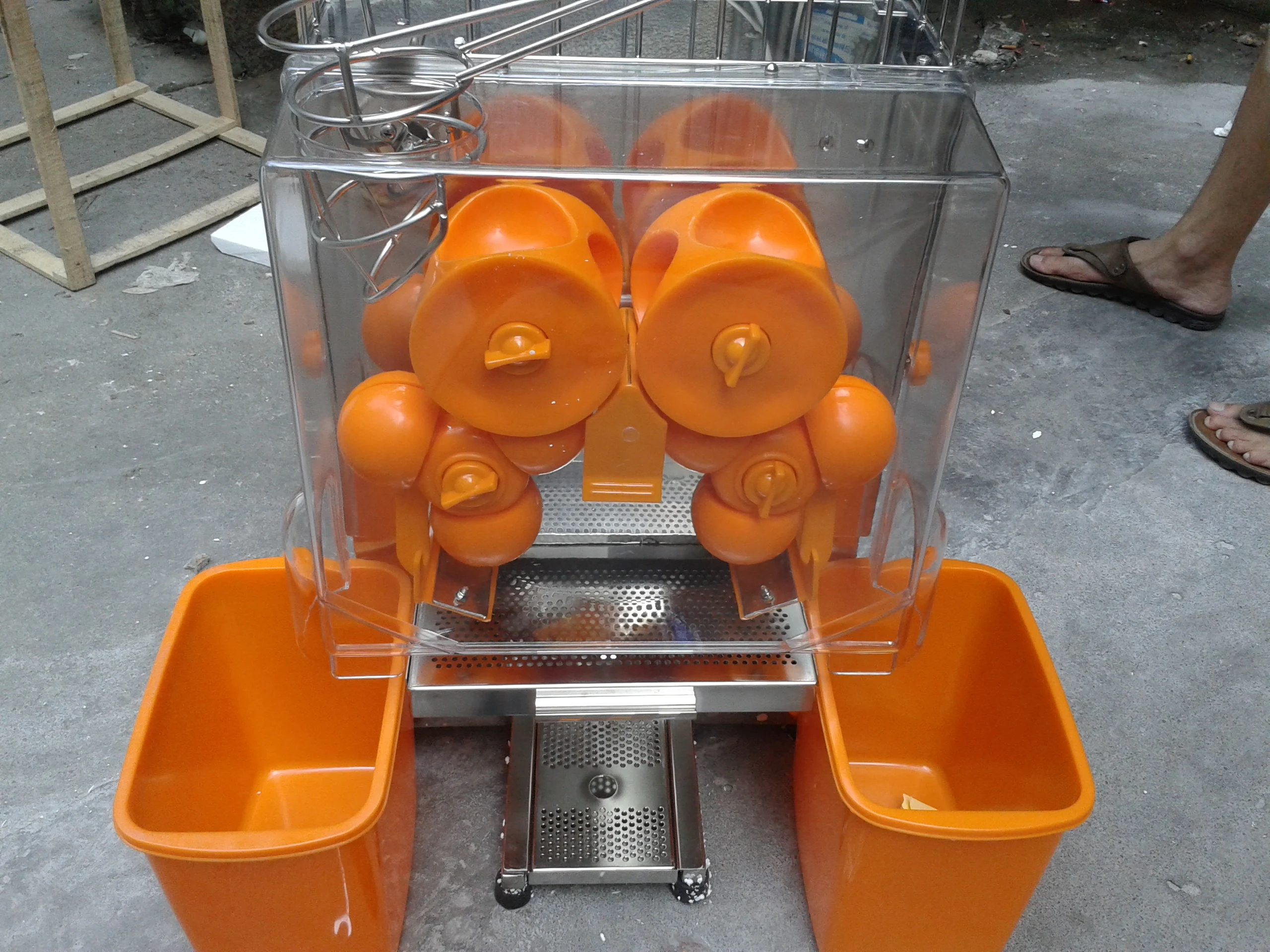 Exprimidor de naranjas de uso comercial Exprimidor automático de frutas exprimidor de naranjas