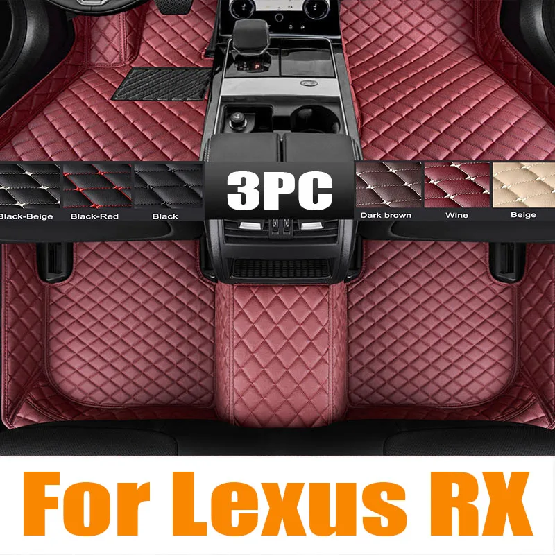 

Car Floor Mat for Lexus RX 350 350h 500h 450h+ Hybrid 2023 2024 Liner TPE Waterproof Full Custom Cover Space Pad Rug Accessories