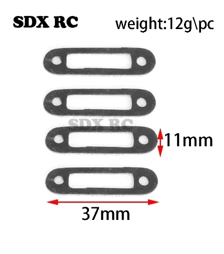 4pcs 6591 Gasket Muffler for Kyosho FW06 1/10 RC Car Upgrade Parts Spare Accessories