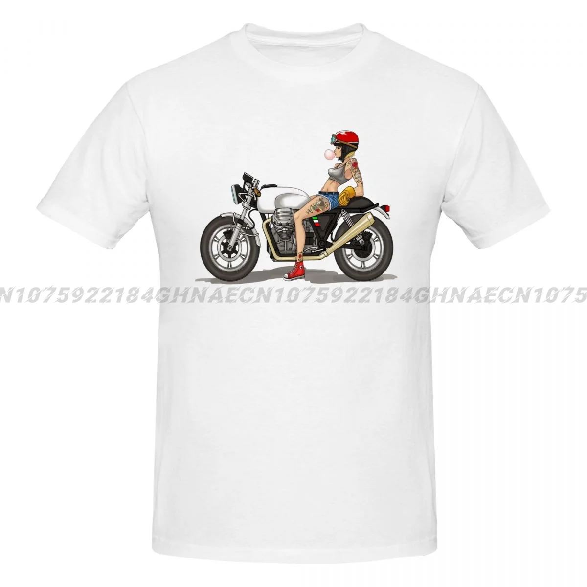 Moto Guzzi T-shirts for men Outdoor Casual Loose Breathable Comfortable Cotton Short sleeve