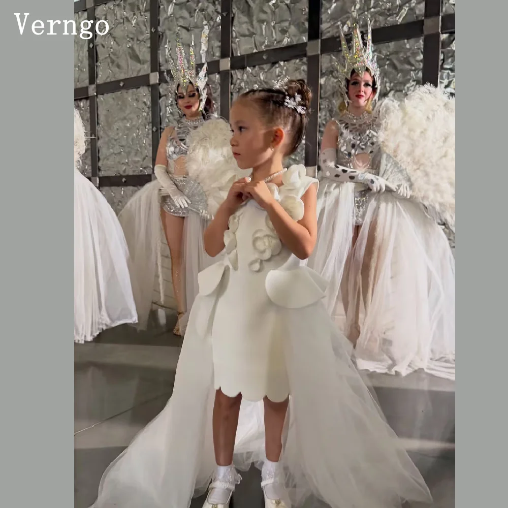 robe-de-princesse-mini-verngo-ivoire-pour-fille-col-rond-fleurs-3d-ligne-a-avec-nœud-pour-fete-d'anniversaire-robe-de-celebrite-personnalisee