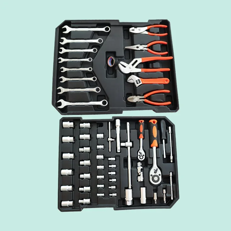 

Trolley case Suitcase tool set 187-piece set 499-piece auto repair chrome vanadium steel repair set