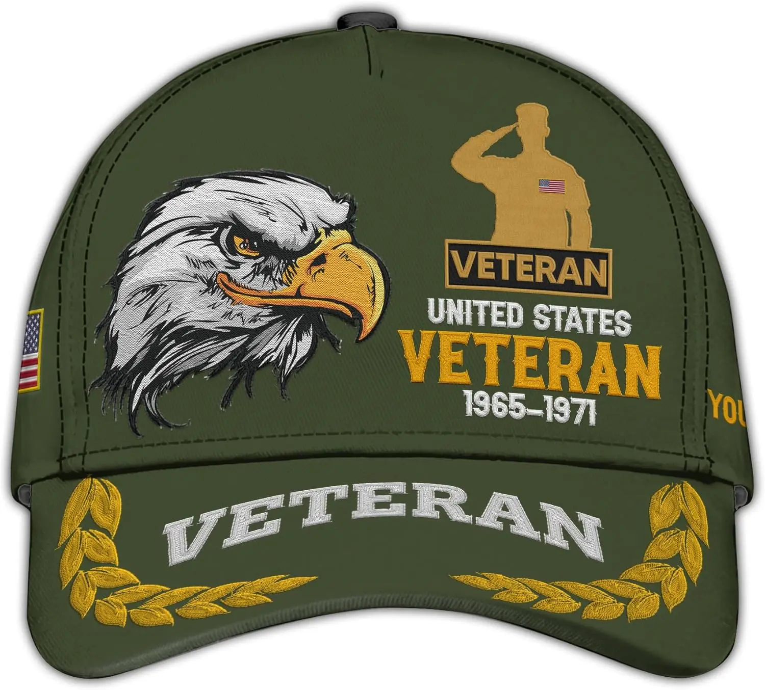 

Personalized Embroidered Veteran Hat – Patriotic Caps Military Baseball Cap Veteran Hats Gift for Veteran Tactical Cap