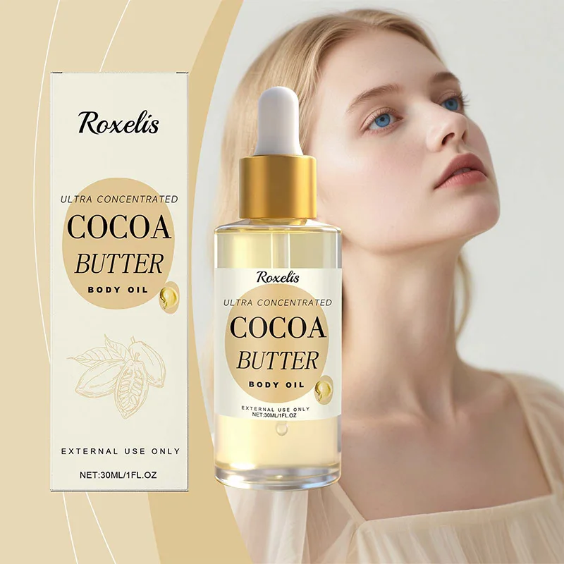 Galletas de mantequilla de vainilla, aceite corporal, cuidado de la piel hidratante Gourmet, crema nutritiva para la piel seca, aceite aromático, esencia suave y brillante para la piel