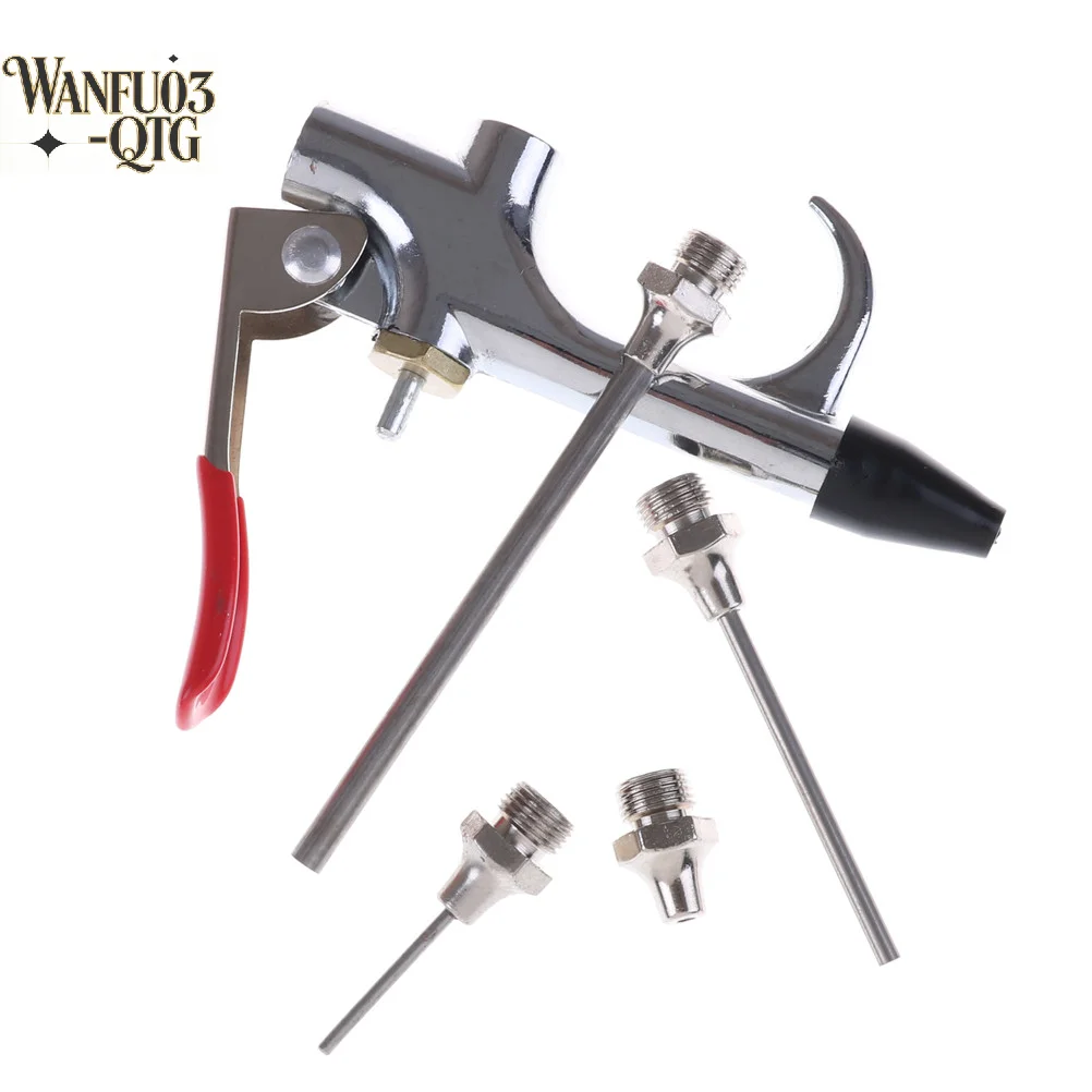 

5PCS Air Compressor Blow Kit Nozzles Inflation Needle Spray Blower Gun Tool NEW