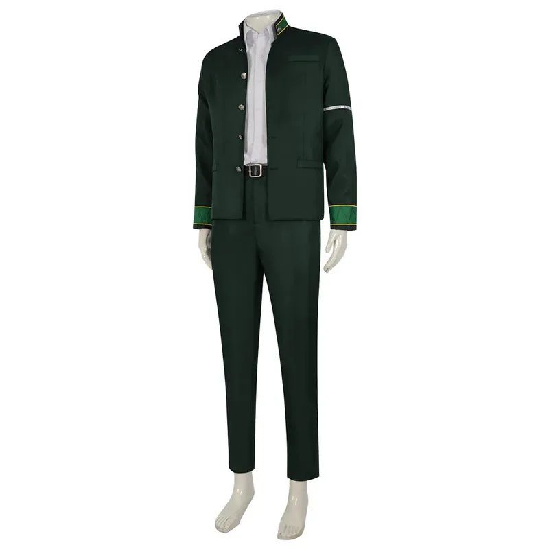 Anime quebra-vento furin high school bofurin cosplay uniforme jaqueta calças akihiko nirei cosplay traje para convenção