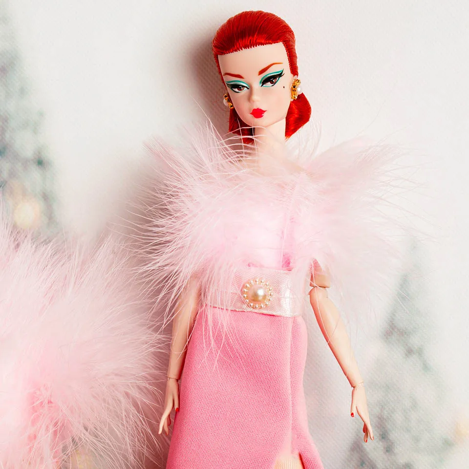 Robe de princesse rose douce pour fille, 30cm, vêtements de poupée de supermodèle, costume de fête, bricolage, accessoire de tenue de poupée, 1/6