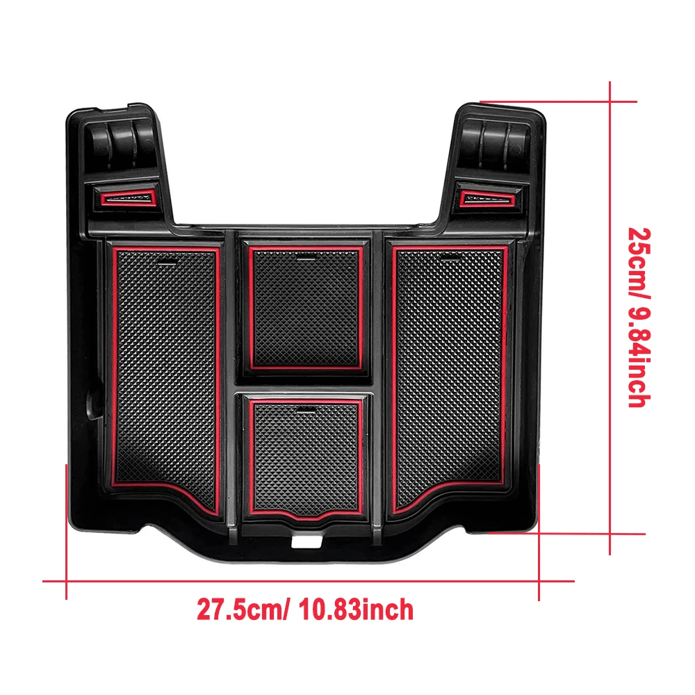 Car Center Console Organizer Storage Box For Dodge RAM 1500 2500 3500 2019 2020 2021 2022 2023 2024 Organizer Car Box Accessory