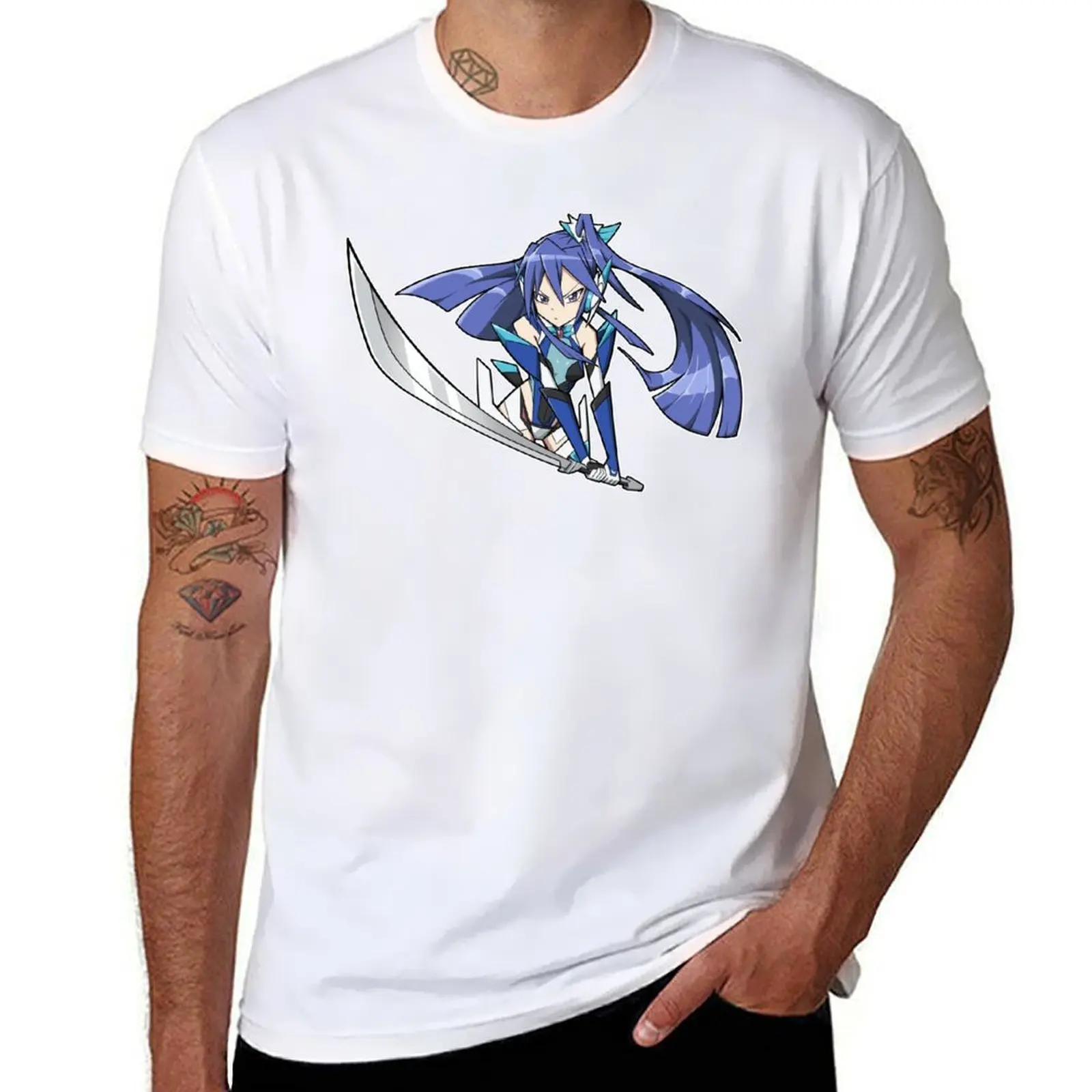 

Symphogear - Tsubasa Kazanari T-Shirt man t shirts for men man t shirts cotton T-Shirt