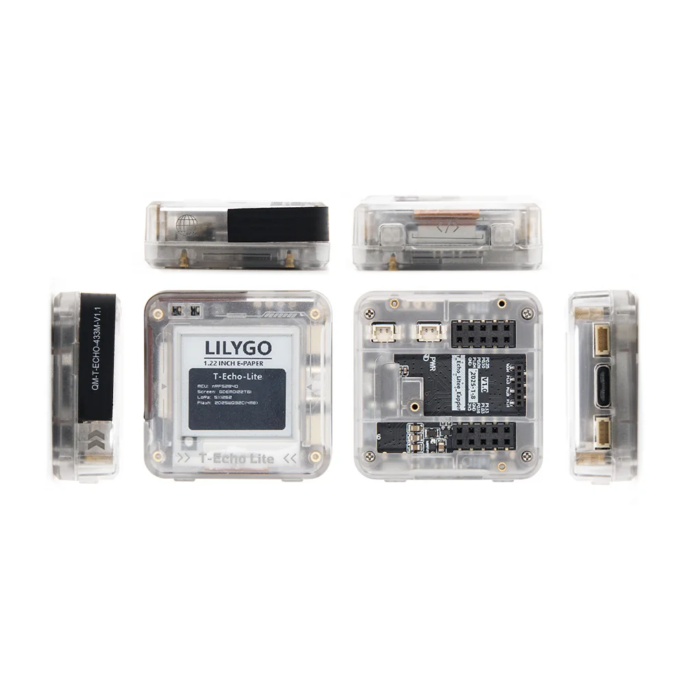 LILYGO ®   T-Echo Lite NRF52840 LoRa E-Paper Display Ultra-Low Power Modul Meshtastic-Kompatibles GPS-Erweiterungs-Entwicklungsboard