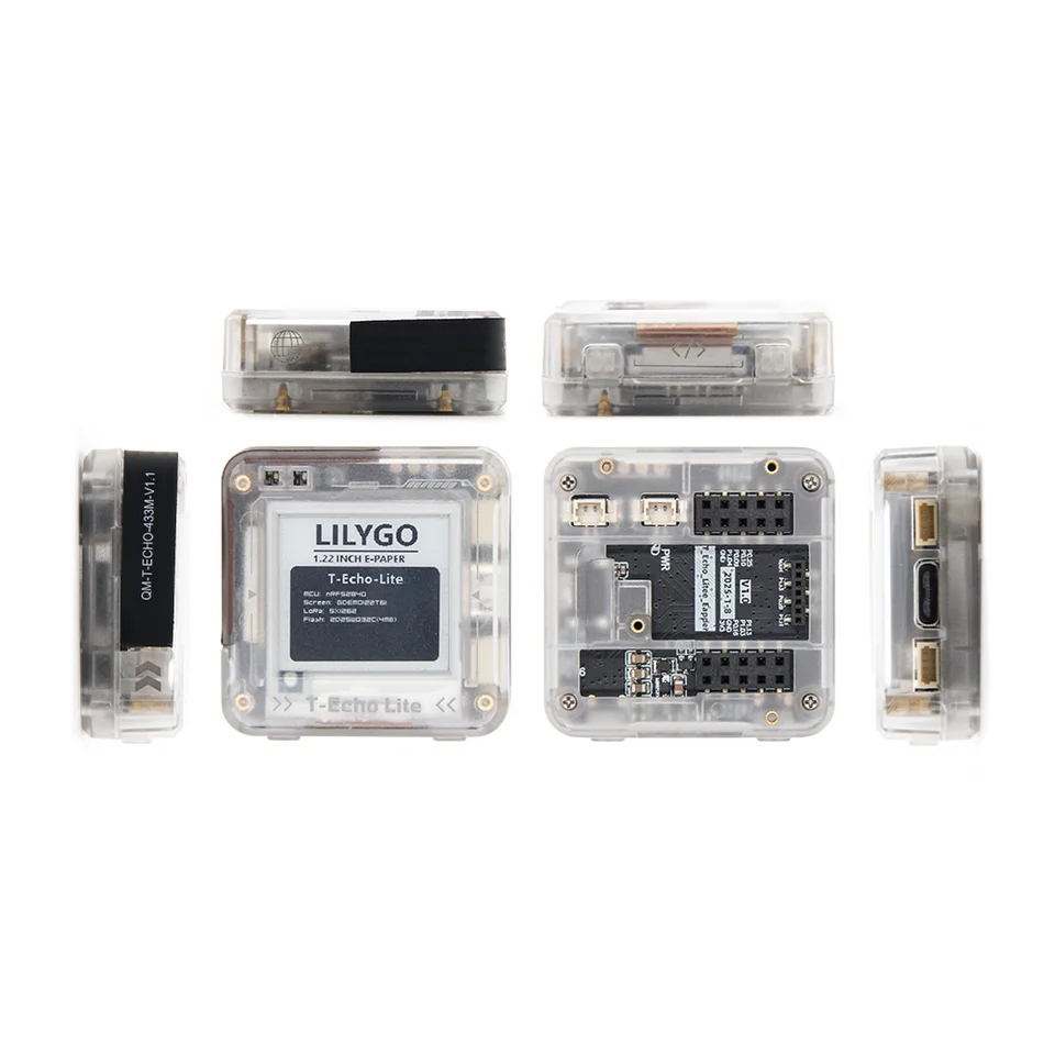 LILYGO® T-Echo-Lite NRF52840 LoRa E-Paper Display Ultra-Low Power