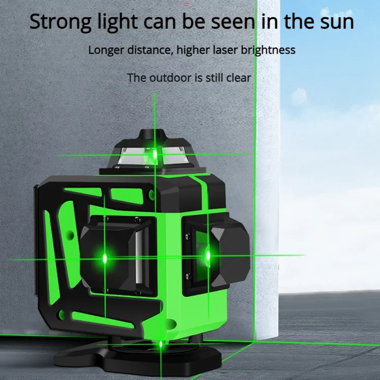 nivel a laser 16 Linee Laser professionale Livello linea verde professionale 16 Linee Livello laser verde 4D