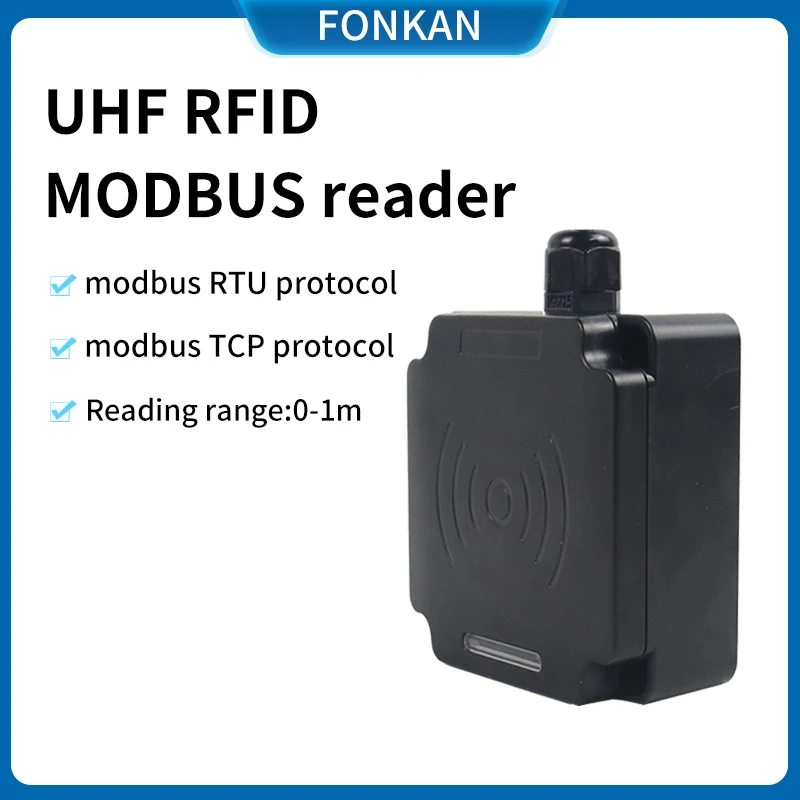 UHF RFID Industrial reader Modbus Protocol Card Reader RS485 Long Distance Integrated Reading Access control reader