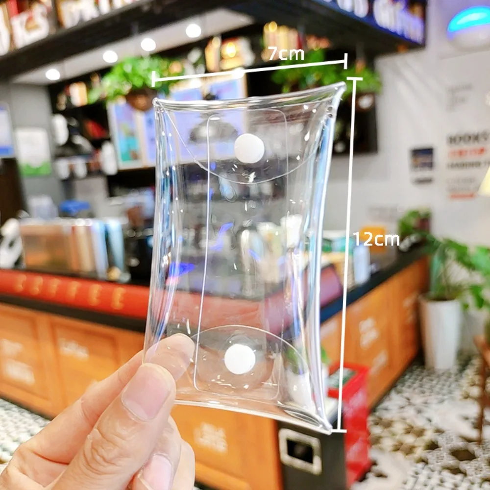 

Подарочный кошелек из ПВХ с пряжкой, многоразмерный кошелек для монет, водонепроницаемый прозрачный кошелек-карандаш