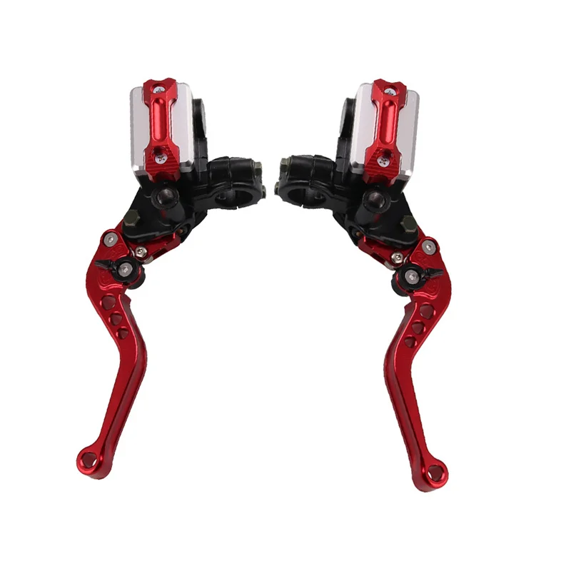 

1Pair 22mm Motorcycle Roller Adjustment Brake Clutch Levers Universal CNC Motorcycle Handlebar Hydraulic Brake Pump