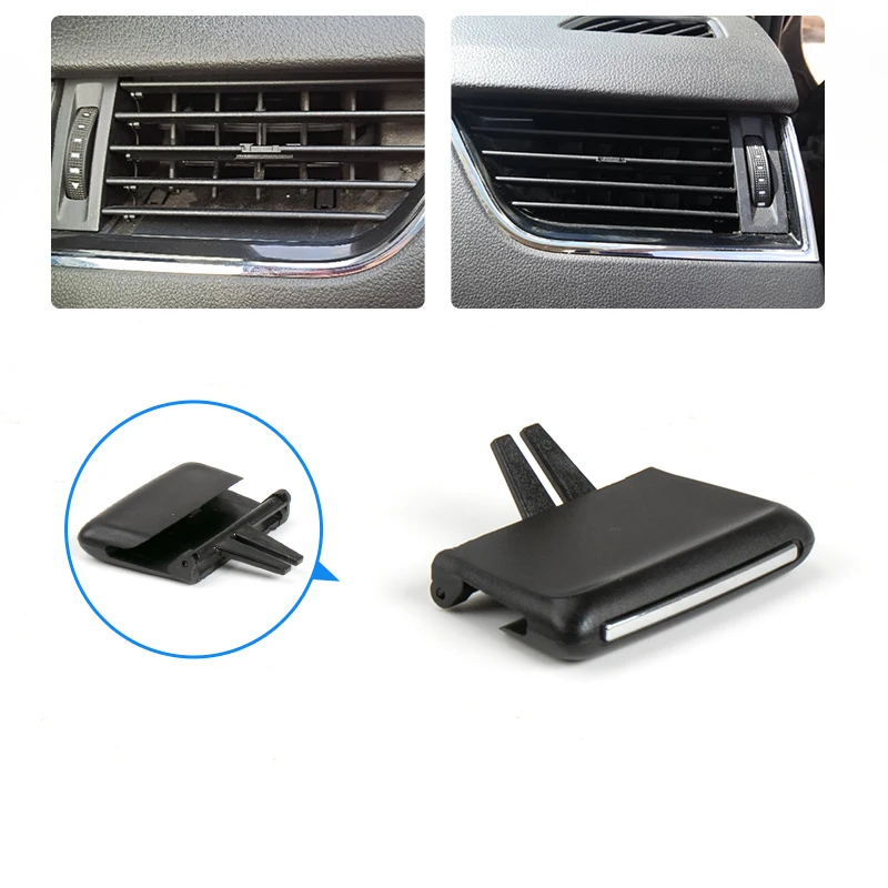 New Adjustment Plectrum Knob Dash Air Vent Grill Pick Trim Silde Cilp For Skoda Octavia 3 MK3 A7 2018 2019 2020 2015 2016 2017