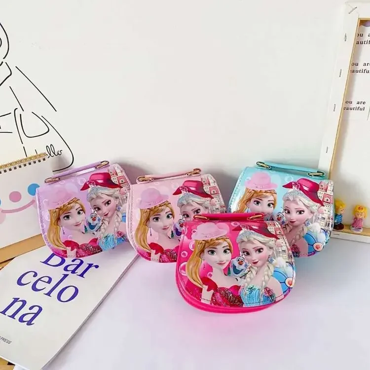 Disney Cartoon Gefrorene 2 Original Schulter Taschen Prinzessin Elsa Anna Nette Druck Messenger Tasche Kinder Mädchen Mode Handtasche Geschenke