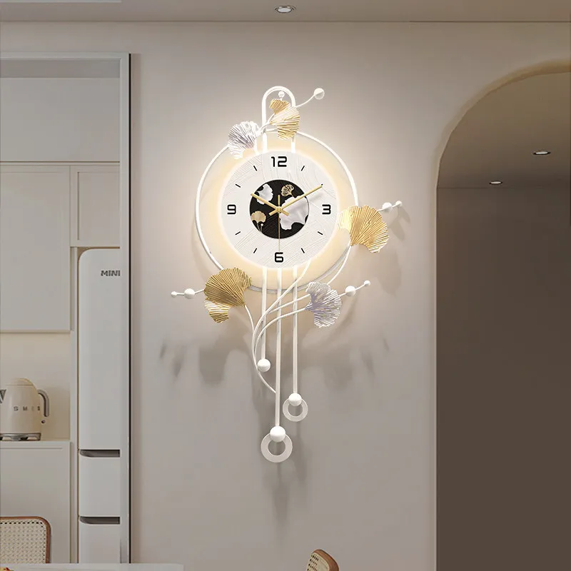 

Chinese Style Xenomorph Wall Watch Minimalist Design Bedrooms Modern Clock Wall Luxury Aesthetic Reloj Pared Home Decoration