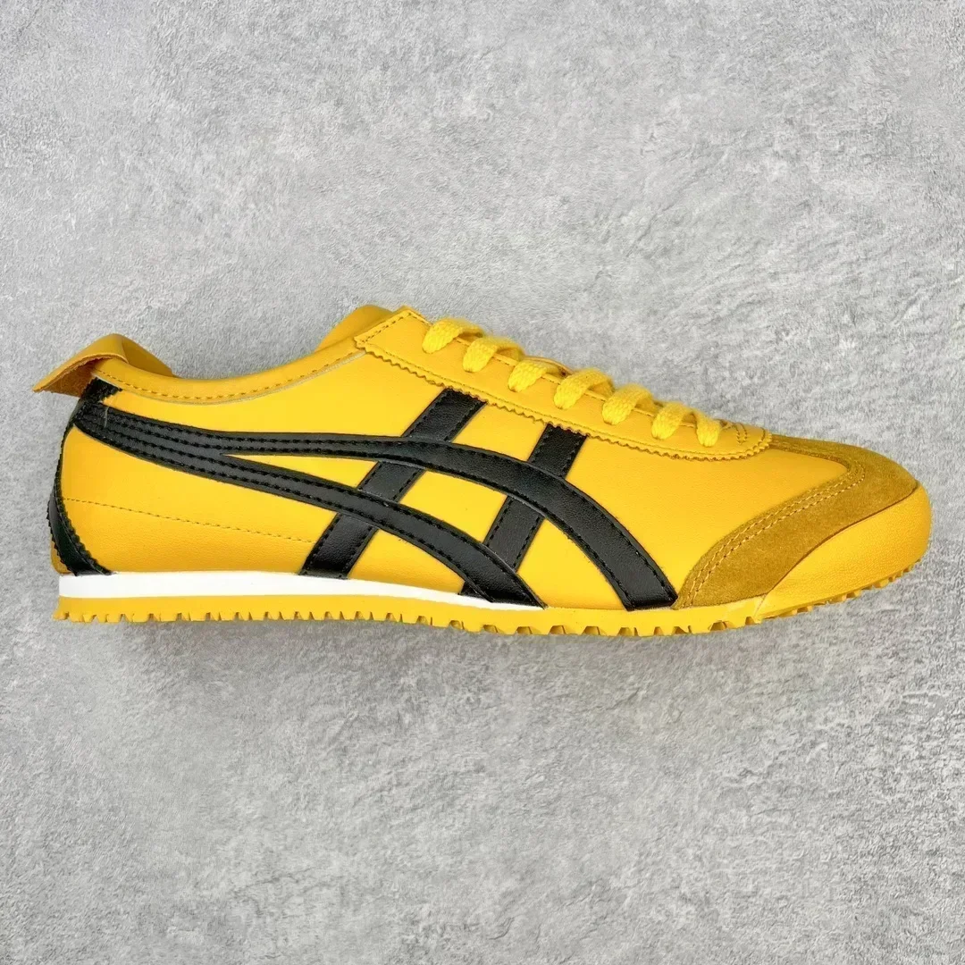 Original Asics Onitsuka Tiger MEXICO 66 Men's Running Shoes Women Breathable Mesh Soft Sole Comfortable Women Sport Shoes