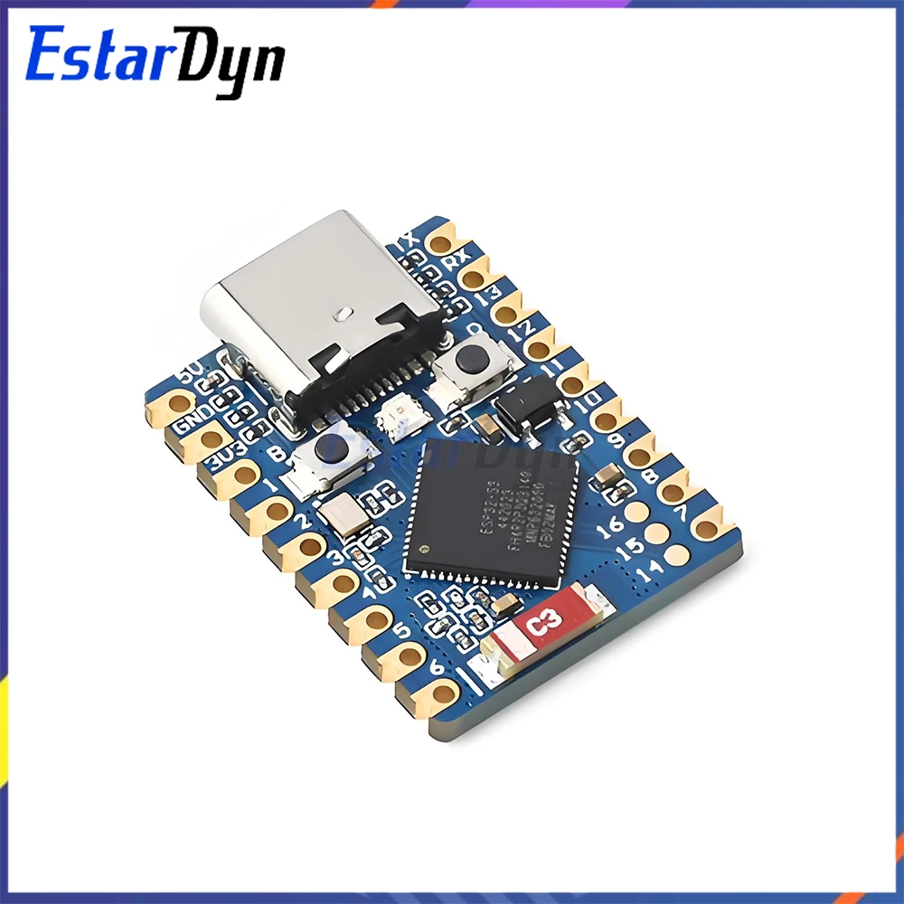 ESP32-S3-Zero WiFi Bluetooth LE Scheda di sviluppo SMD ultracompatto Flash da 4 MB per Arduino/Raspberry Pi con adattatore