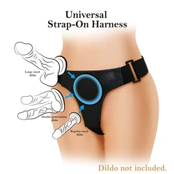 New Adjustable Universal Suction Cup Strap-on Dildo Wearable Pants Sex Toys for Women Lesbian Strapon Penis Panties Harness Belt