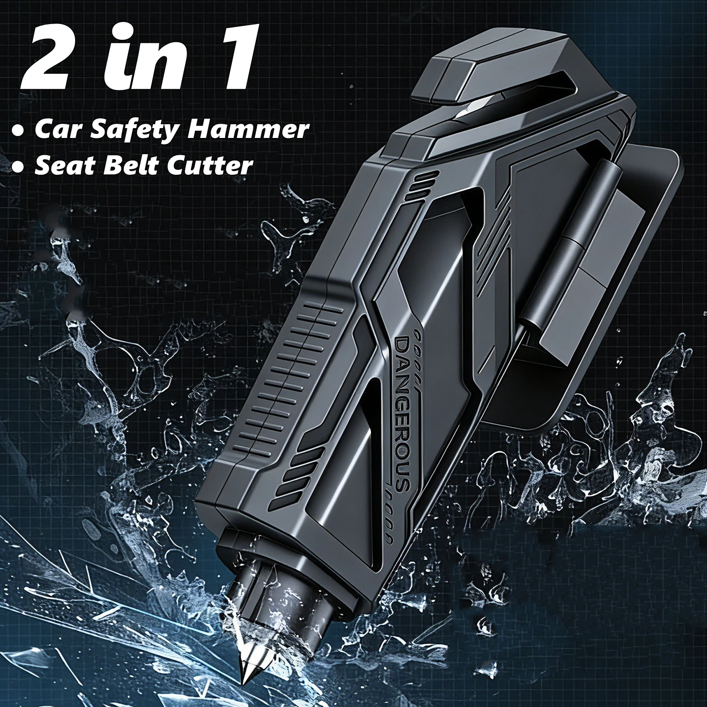 Car Safety Hammer Emergency Escape With Window Breaker Durable ABS Material For Vehicle Safety Tool Self Protecting Hammer
