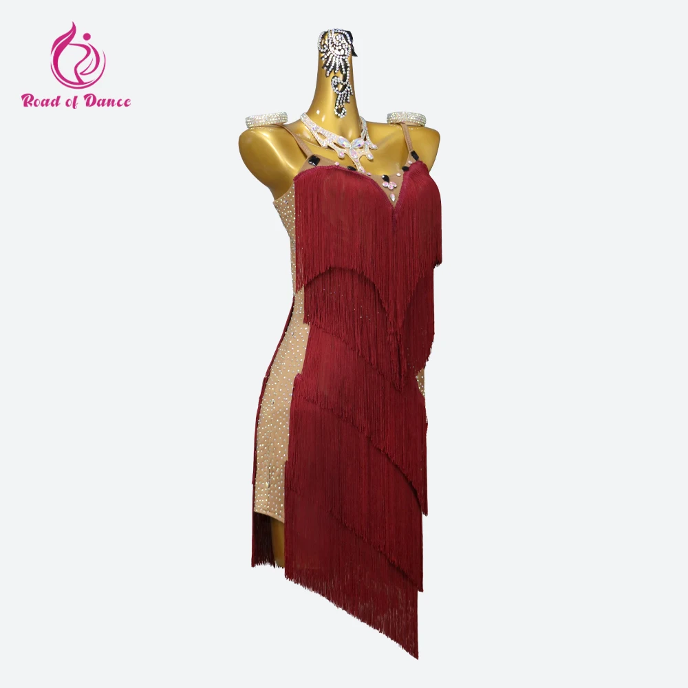 

Latin Dance Clothes Girls Evening Prom Competition Dress Woman Special Occasions Skirt Performance Costume Kids Party Sexy Stage