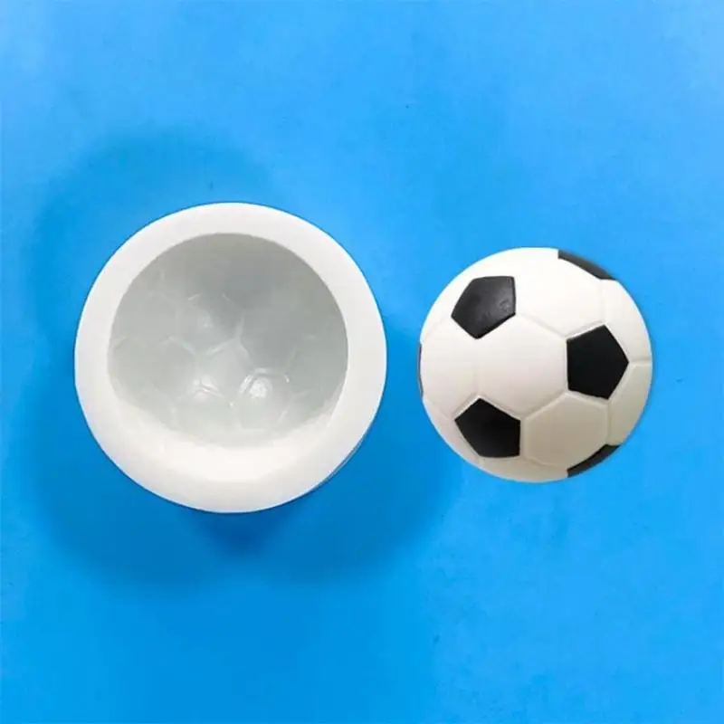 Ball Silicone Molds Football Tennis Rugby Basketball Sugar Flipping Mold DIY Cake Decoration Mold Fondant Cake Decorating Tools