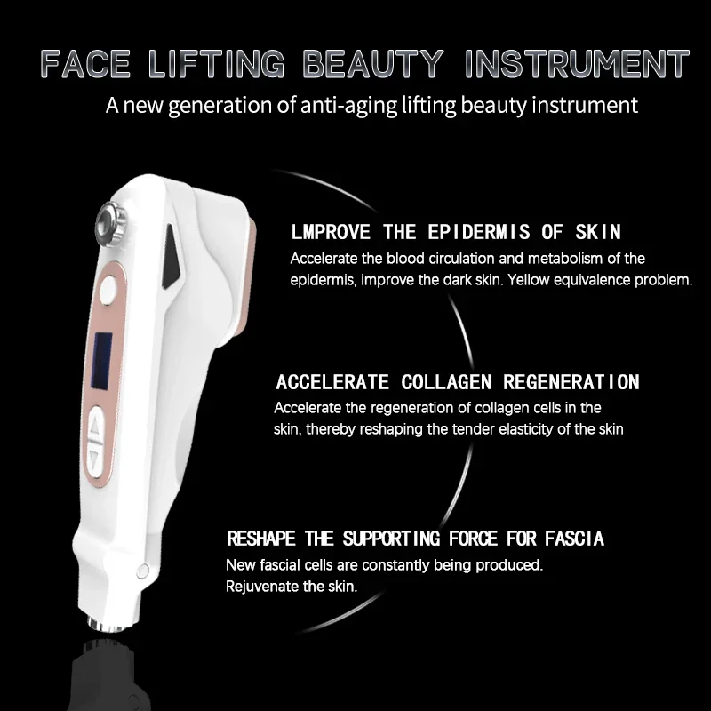 Mini Hifu Gezicht Lifting Instrument Thuisgebruik Professionele Gericht Huidverstrakking Anti-Aging Rimpel Ultrasone Gezichtsverzorging Apparaat