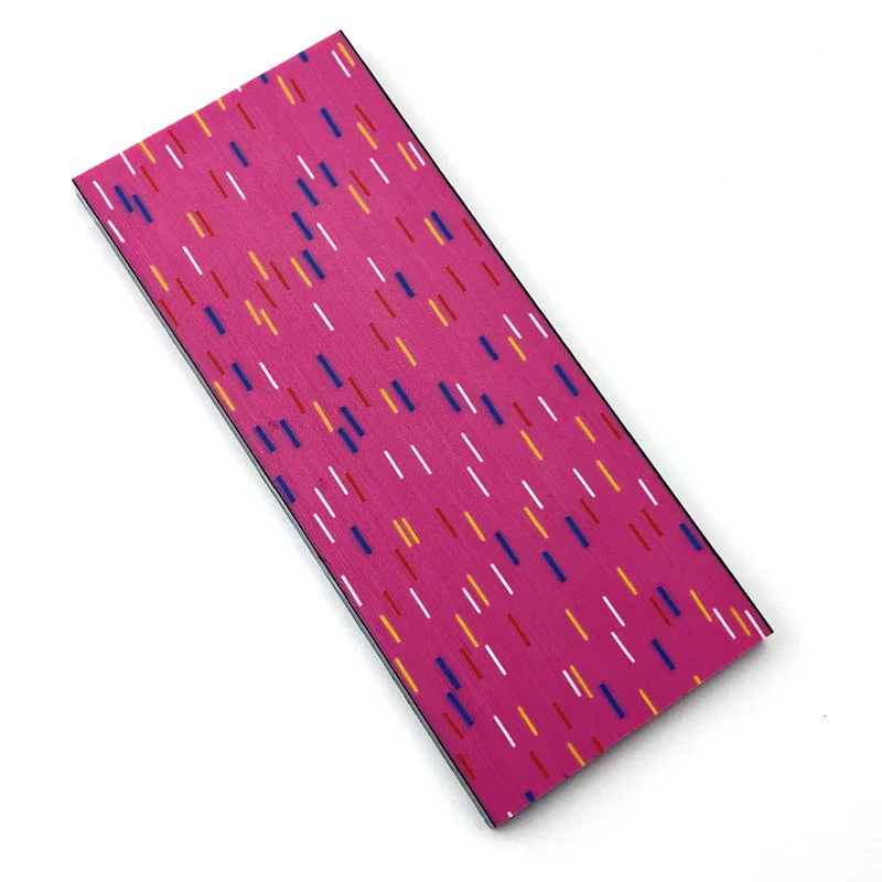 Imagem -04 - Placa de Material Composto para Faca Rosa Donut Damasco Padrão Handle Escala Faça Você Mesmo Making Tamanhos G10 Novo 2024