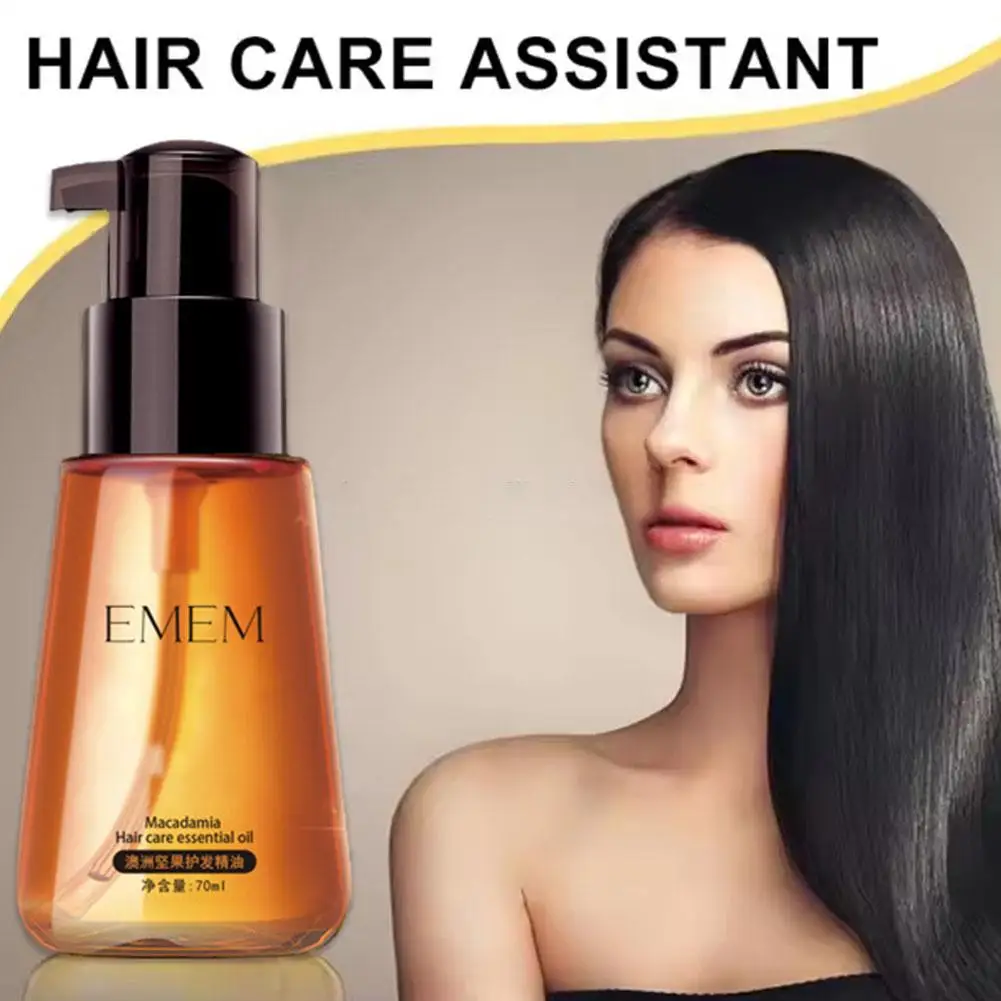 70ml Morocco Argan Hair Oil Care Essence Nourishing Care Greasy Remove Hair Rough Repair Split Hair Treatment Damaged Impro H3i5